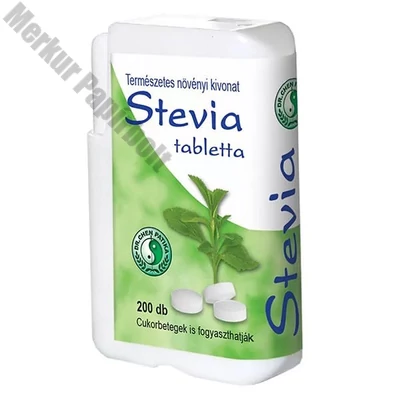 Édesítőszer DR CHEN Stevia tabletta 200 darab/doboz