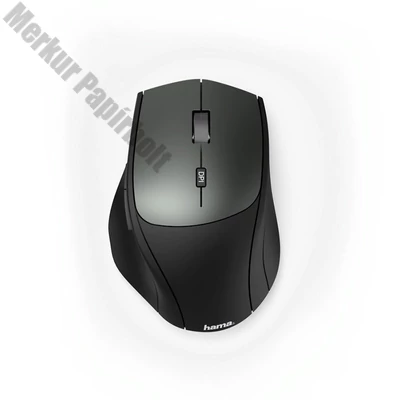Egér vezeték nélküli HAMA MW-600 2,4 GHz + USB-C 2400 DPI fekete