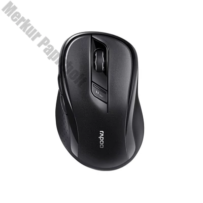 Egér vezeték nélküli RAPOO M500 bluetooth 2,4 GHz 6 gombos fekete