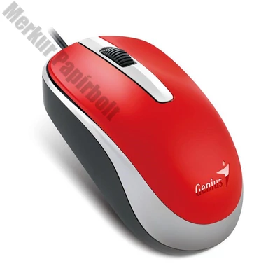 Egér vezetékes GENIUS DX-120 USB piros