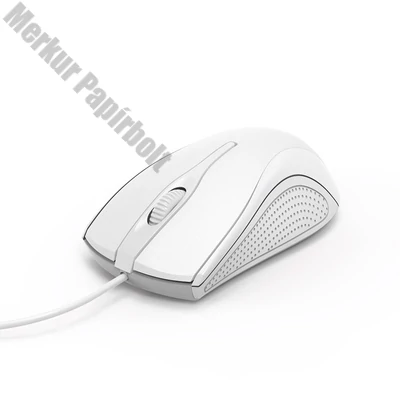 Egér vezetékes HAMA MC-200 USB 1200 DPI fehér