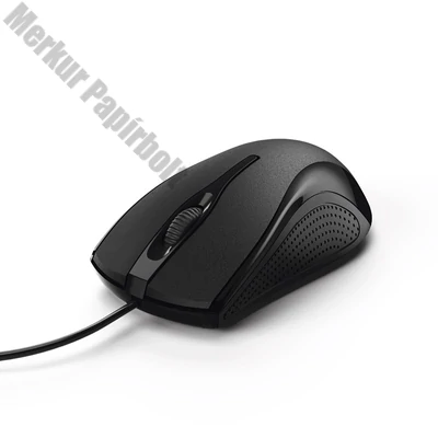 Egér vezetékes HAMA MC-200 USB 1200 DPI fekete