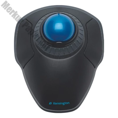 Egér vezetékes KENSINGTON optikai Orbit Trackball görgető gyűrűvel fekete/kék