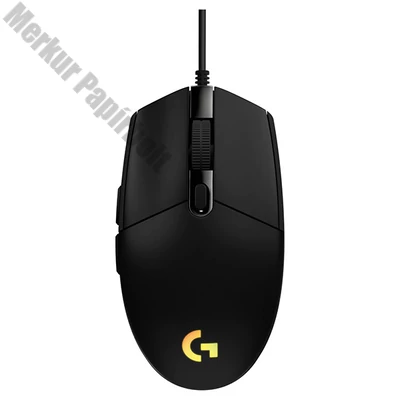 Egér vezetékes LOGITECH G203 LightSync USB 6 gombos 8000 DPI fekete