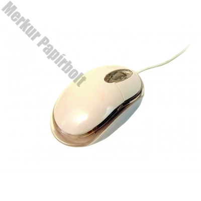 Egér vezetékes SILVERLINE OM-290 USB fehér