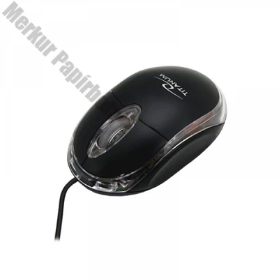 Egér vezetékes SILVERLINE OM-290 USB fekete