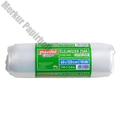 Élelmiszerzsák MAZZINI Gastro extra erős 60x120cm 10 darabos