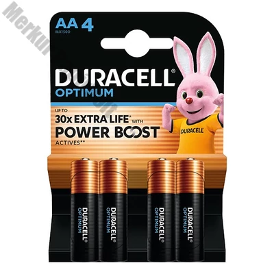 Elem ceruza DURACELL Optimum AA 4-es