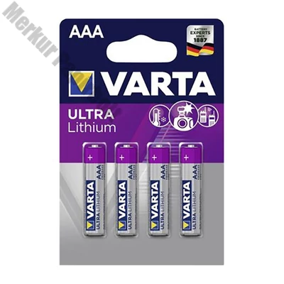 Elem mikro VARTA Ultra Líthium AAA 4-es