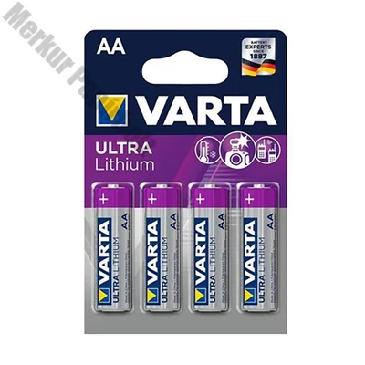 Elem ceruza VARTA Ultra Líthium AA 4-es