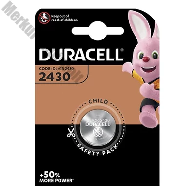 Elem gomb DURACELL DL2430 1-es