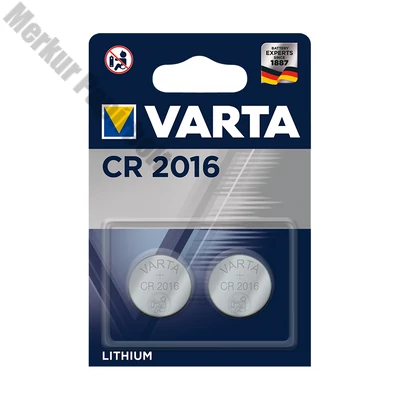 Elem gomb VARTA CR2016 2-es