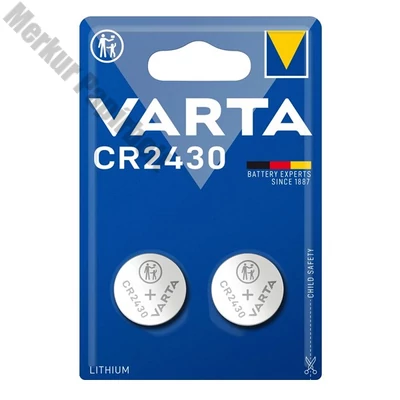 Elem gomb VARTA CR2430 2 darabos