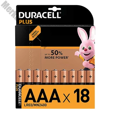 Elem mikro DURACELL Basic MX2400 AAA 18-as