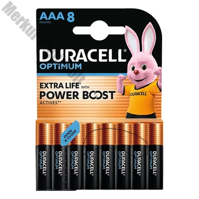 Elem mikro DURACELL Optimum AAA 8-as