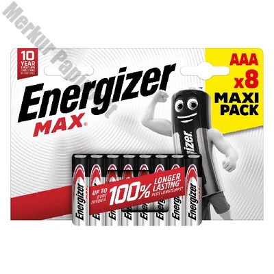 Elem mikro ENERGIZER "Max" AAA 8 darabos
