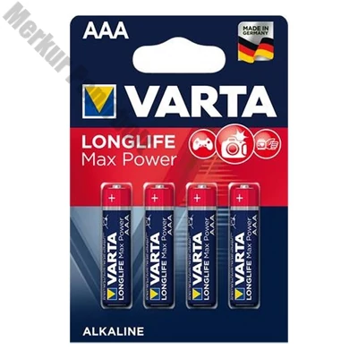 Elem mikro VARTA Longlife Max Power AAA 4-es