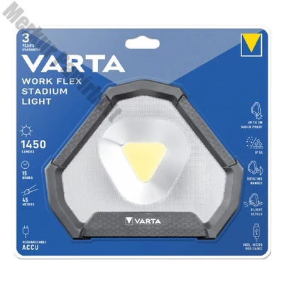 Elemlámpa VARTA Work Flex Stadium Light