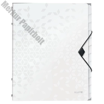 Előrendező LEITZ Wow A/4 PP 12 részes fehér