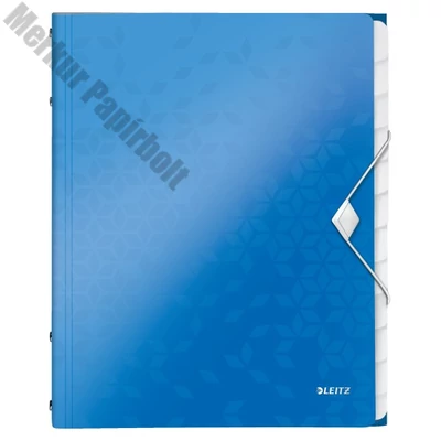 Előrendező LEITZ Wow A/4 PP 12 részes kék
