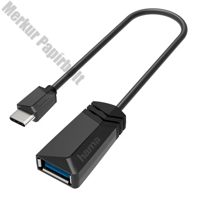 Elosztó HUB HAMA USB 3.2 + USB Type-C/USB-A