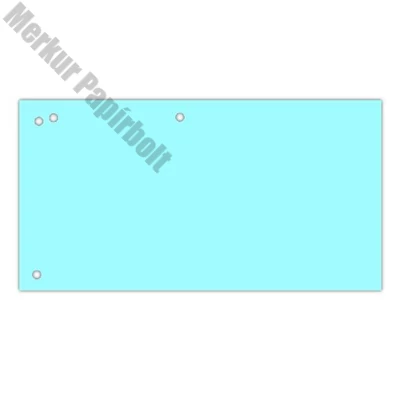 Elválasztócsík DONAU 105x235 mm karton kék 100 darabos