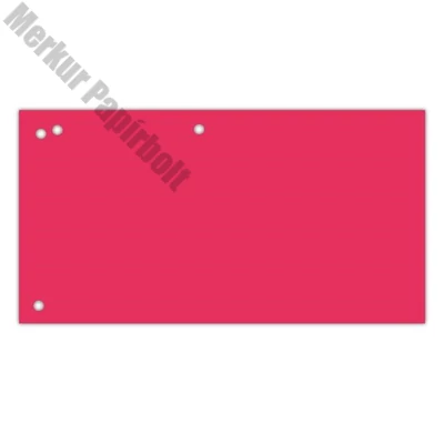 Elválasztócsík DONAU 105x235 mm karton piros 100 darabos