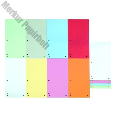Elválasztócsík DONAU 105x235 mm karton vegyes 100 darabos