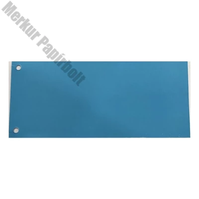 Elválasztócsík FORTUNA 105x235mm karton kék 100 darabos