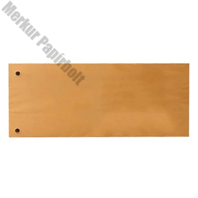 Elválasztócsík FORTUNA 105x235mm karton narancs 100 darabos
