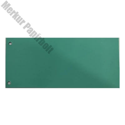 Elválasztócsík FORTUNA 105x235mm karton zöld 100 darabos
