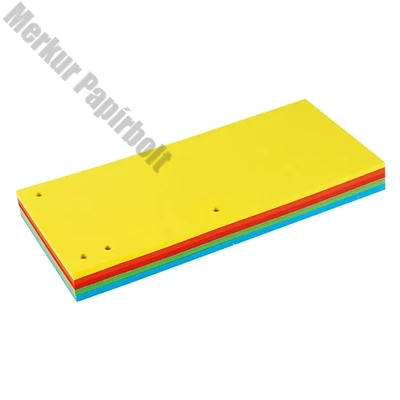 Elválasztócsík GRAND 105x240mm karton intenzív színek 4x25 darabos