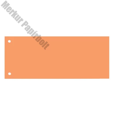 Elválasztócsík KASKAD 105x240mm karton 48 narancssárga 50 darabos