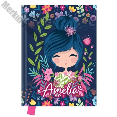 Emlékkönyv JUNIOR Amelia szív alakú lakattal