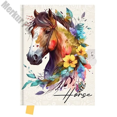 Emlékkönyv JUNIOR Horse szív alakú lakattal