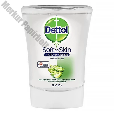 Érintés nélküli antibakteriális készülék utántöltő DETTOL aloe verás 250 ml