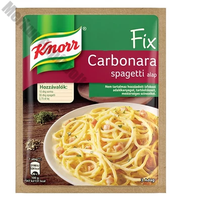 Ételalap KNORR Fix Carbonara spagetti 36 g