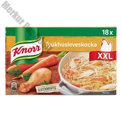 Ételízesítő KNORR Tyúkhúsleveskocka 180 g