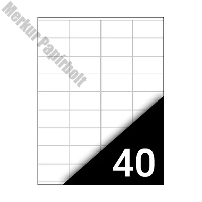 Etikett FORTUNA 52,5x29,7mm univerzális 4000 címke/doboz 100 ív/doboz
