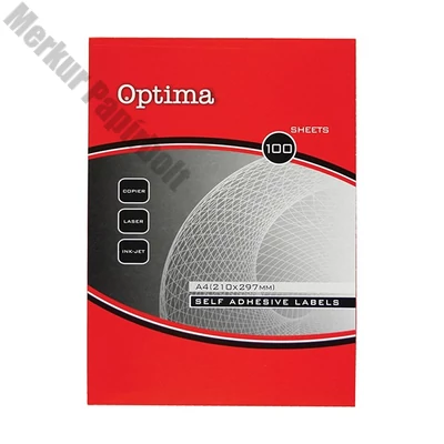 Etikett OPTIMA 32108 kör 40mm 2400 címke/doboz 100 ív/doboz