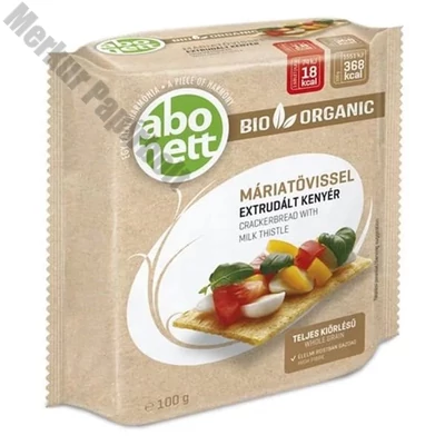 Extrudált kenyér ABONETT Bio máriatövissel 100 g