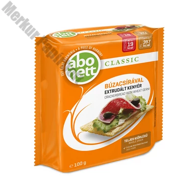 Extrudált kenyér ABONETT búzacsírával 100 g
