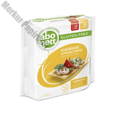 Extrudált kenyér ABONETT gluténmentes kukoricás 100 g
