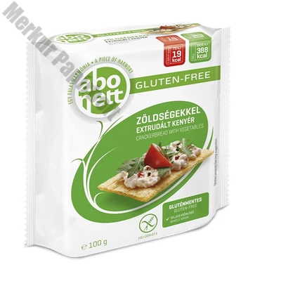 Extrudált kenyér ABONETT gluténmentes zöldségekkel 100 g