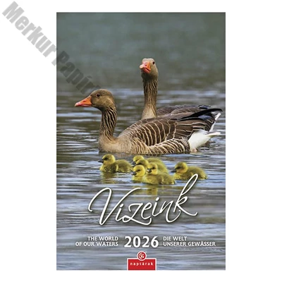 Falinaptár CSG 210x320mm álló Vizeink világa 2026.