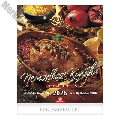 Falinaptár CSG 300x340mm álló Nemzetközi konyha 2026.