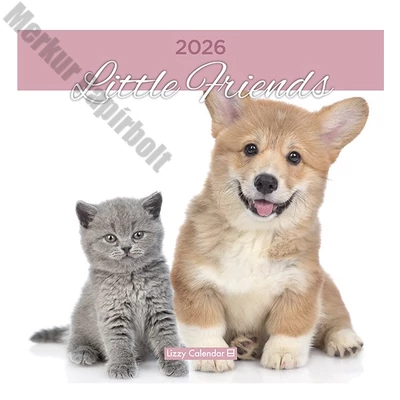 Falinaptár LIZZY CARD 300x600mm álló Little Friends 2026.