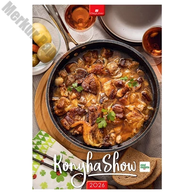 Falinaptár REALSYSTEM 340x485mm álló KonyhaShow 2026.