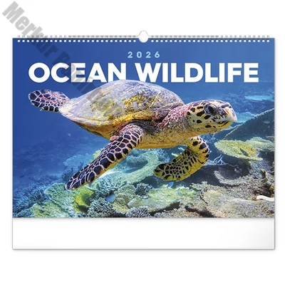 Falinaptár REALSYSTEM 480x330mm fekvő Wildlife 2026.