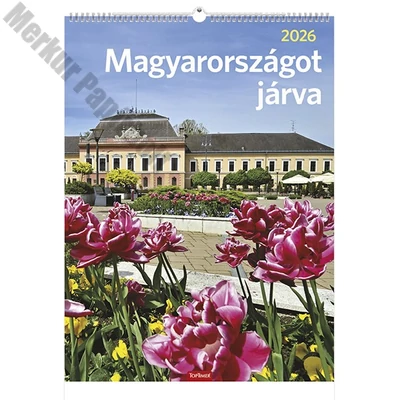 Falinaptár TOPTIMER T093 310x420mm álló Magyarországot járva 2026.